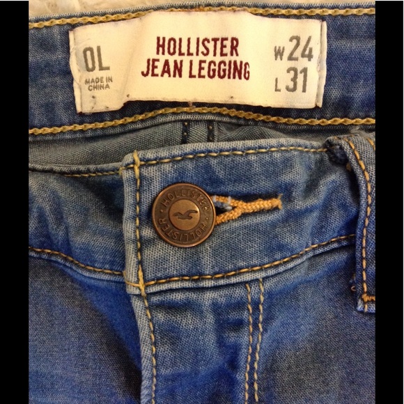 Hollister Light Wash jeans/leggings - Picture 8 of 13